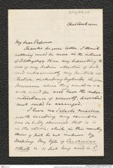 Nachlass Franz Steindachner, Brief von Francis Day an Franz Steindachner (undatiert), Inv.Nr. 97.07, Seite 3